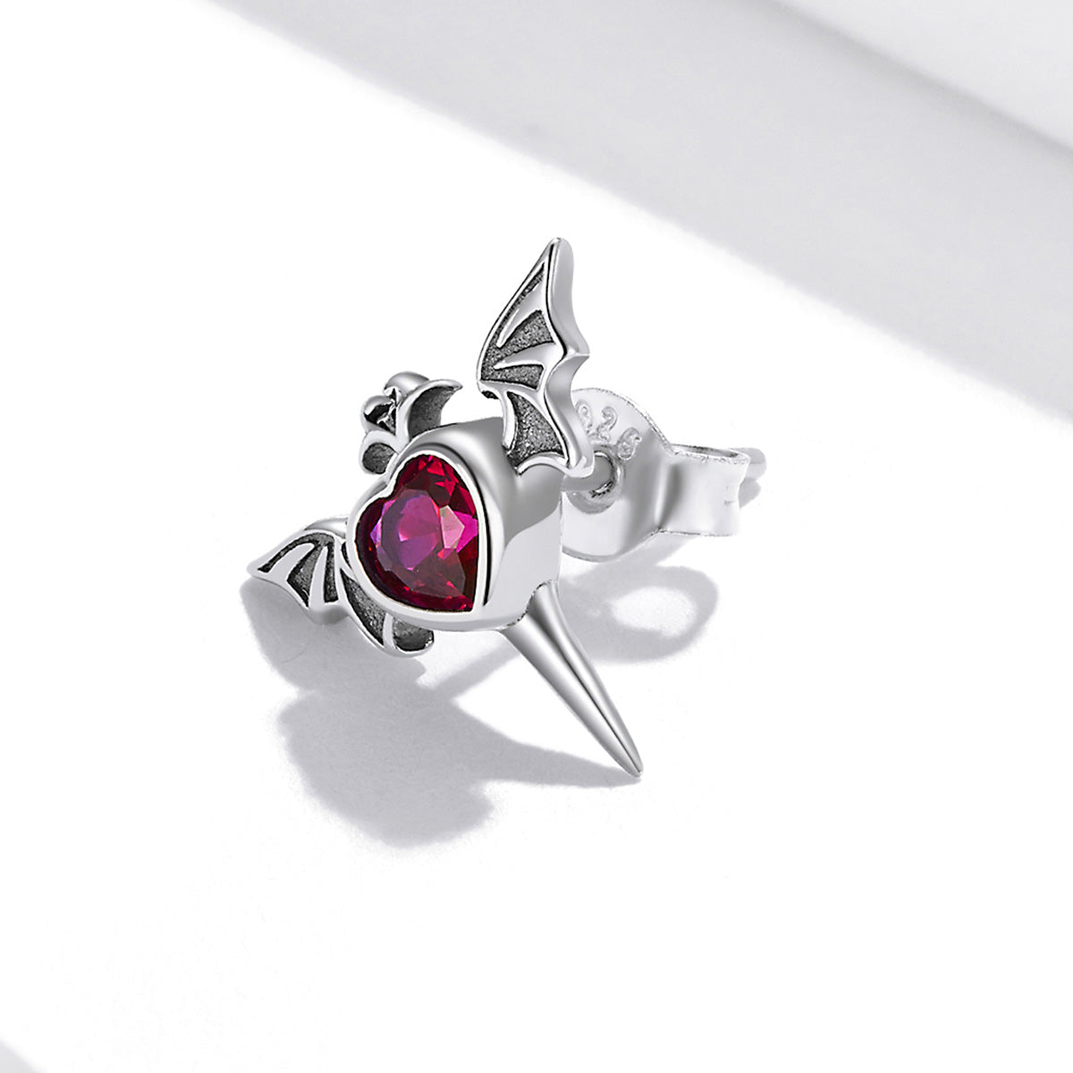 Winged Heart Earrings