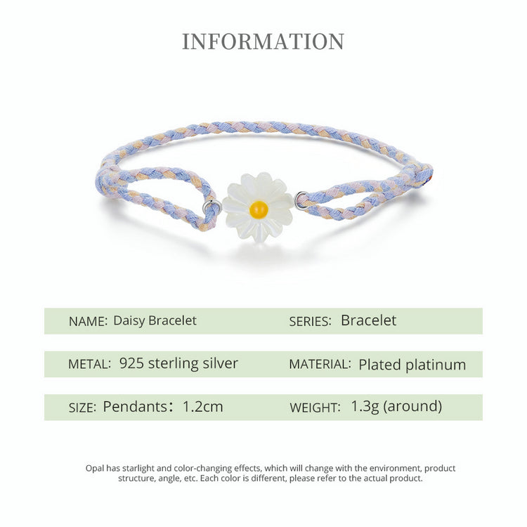 Daisy Woven Bracelet