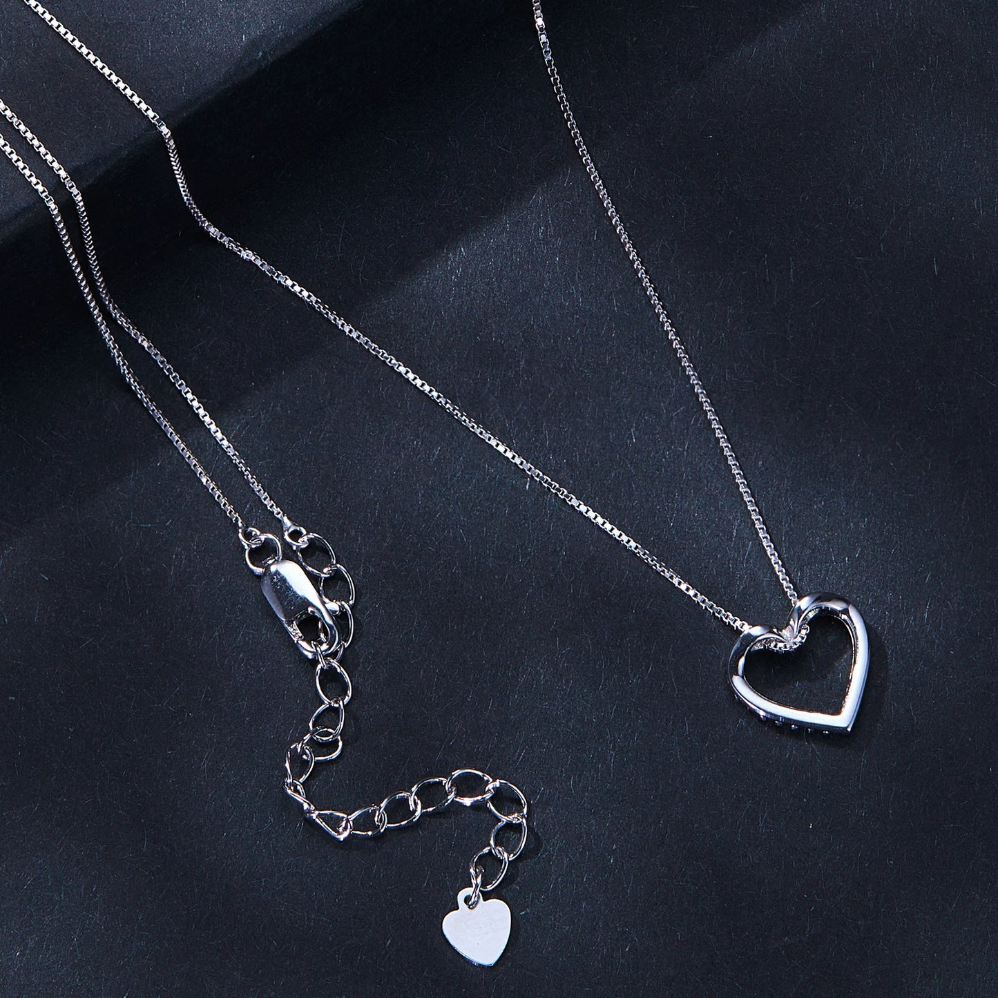 Heart-Shaped Moissanite Necklace