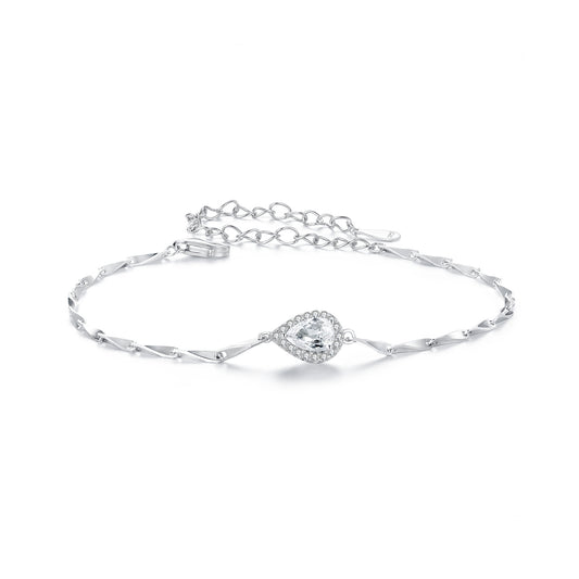 Sparkling Teardrop Bracelet