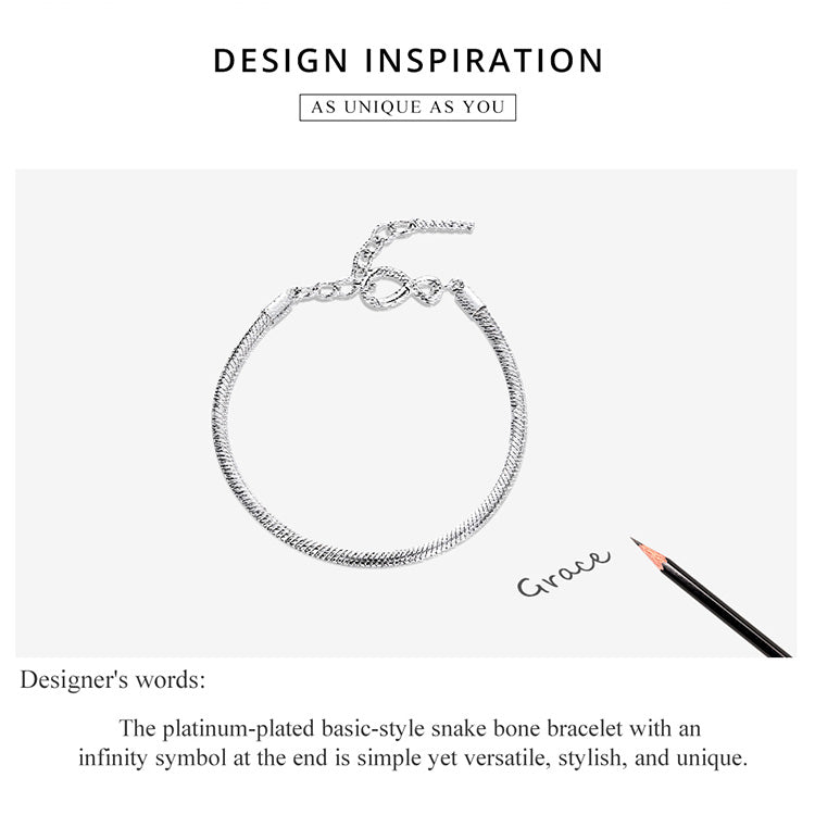 Minimalist Infinity Bracelet