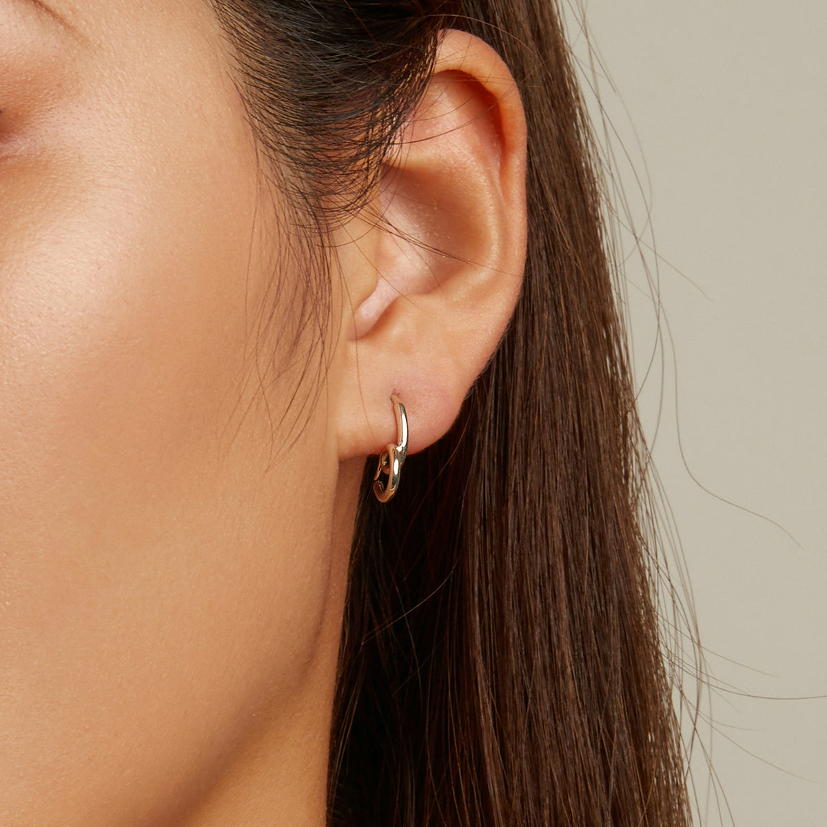 Minimalist Heart Stud Earrings
