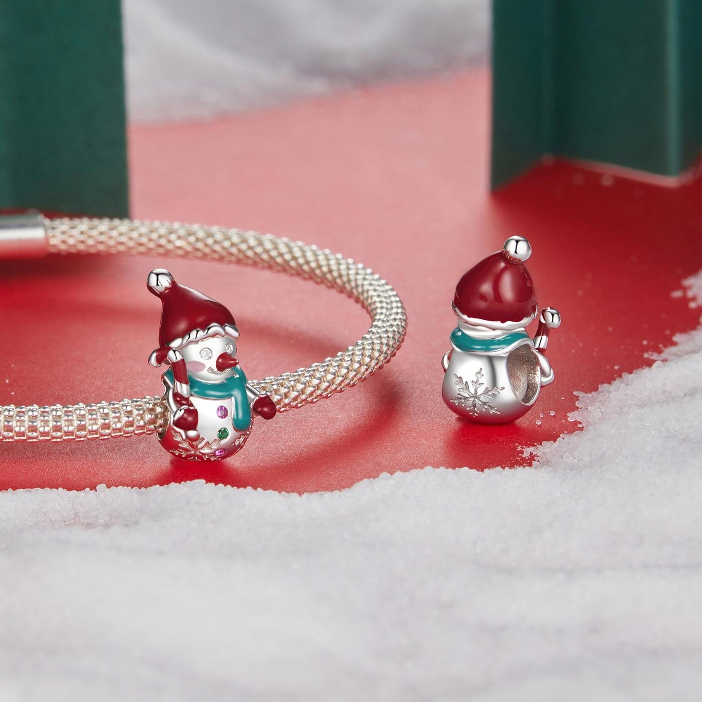Christmas Snowman Charm