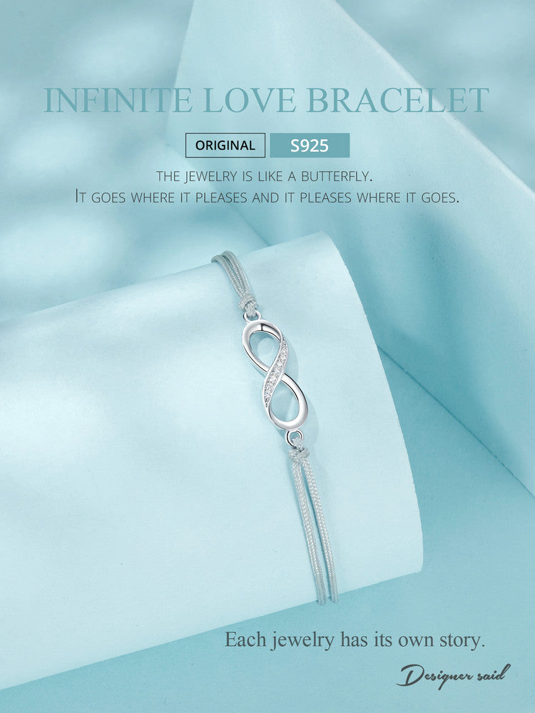 Infinity Symbol Cord Bracelet