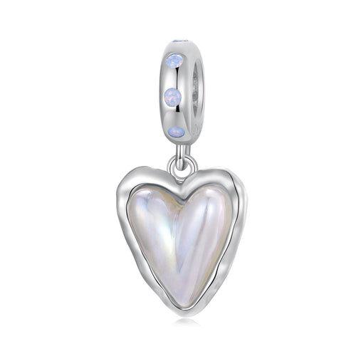 Aurora Heart Pendant Charm