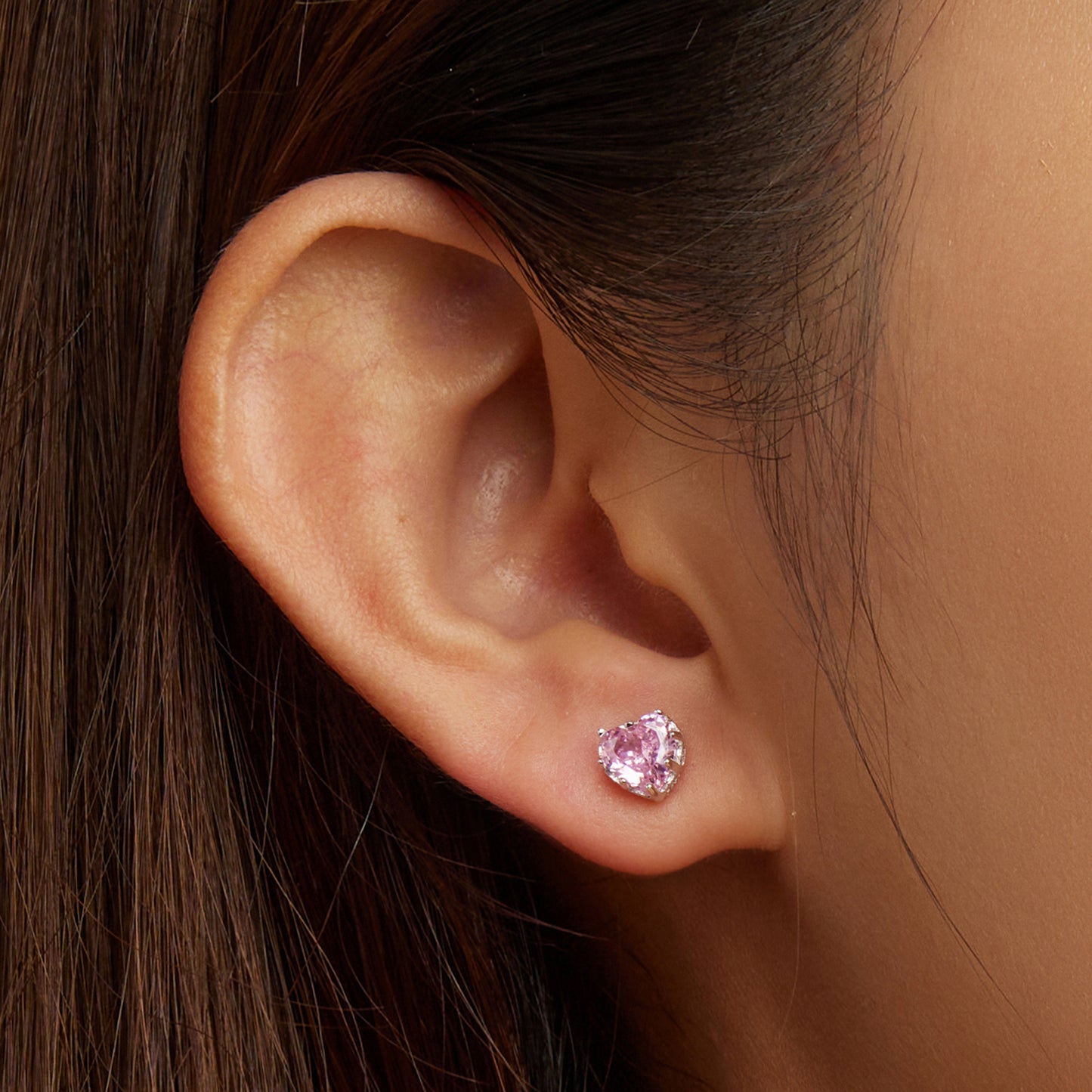 October Birthstone Stud Earrings
