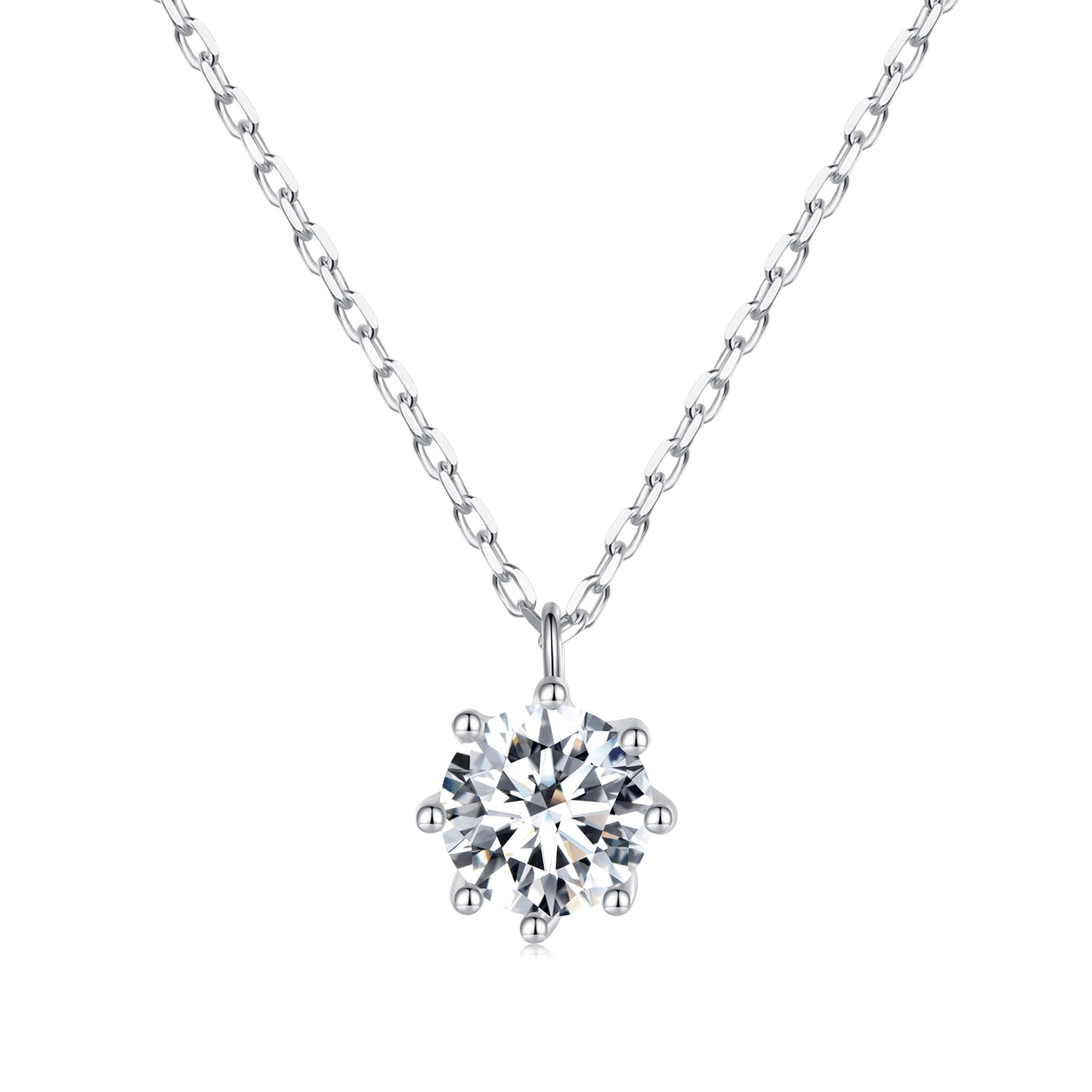 Sparkling Moissanite Necklace