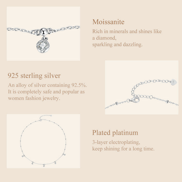Starry Sky Moissanite Necklace