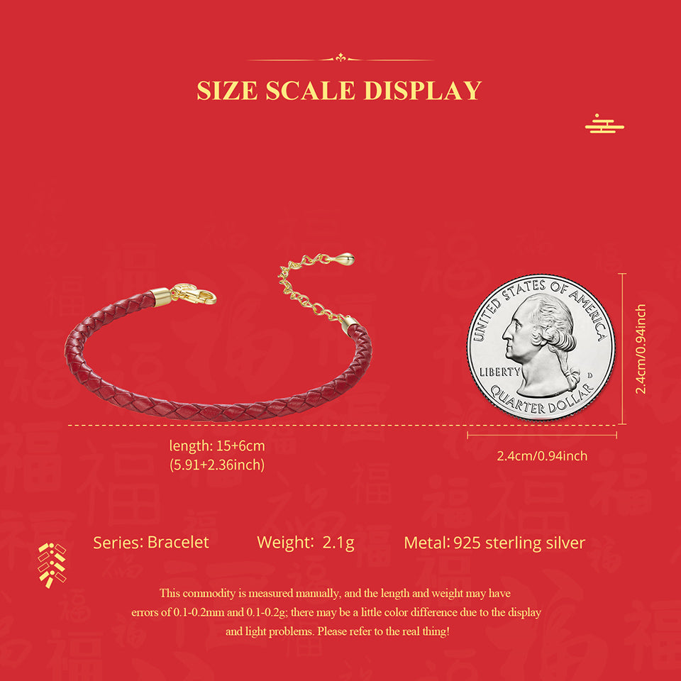 Lucky Red Cord Bracelet