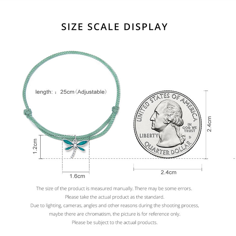 Summer Dragonfly Woven Bracelet