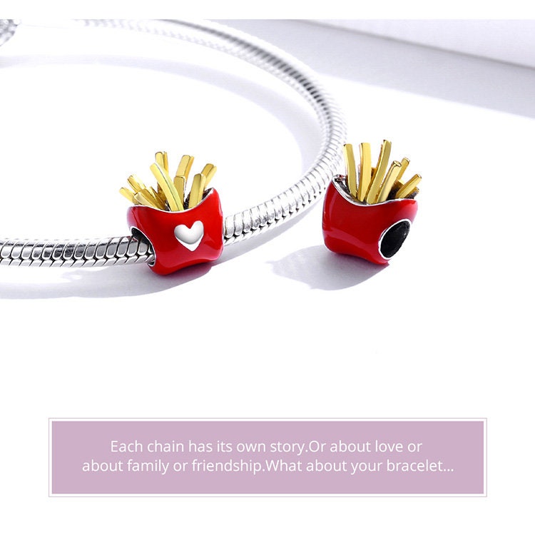 French Fries Charm