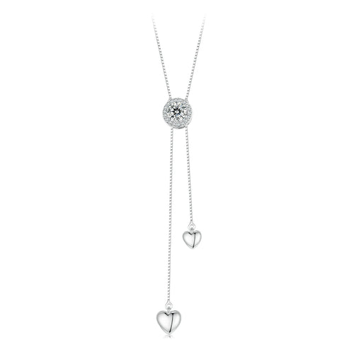 Sparkling Tassel Moissanite Necklace