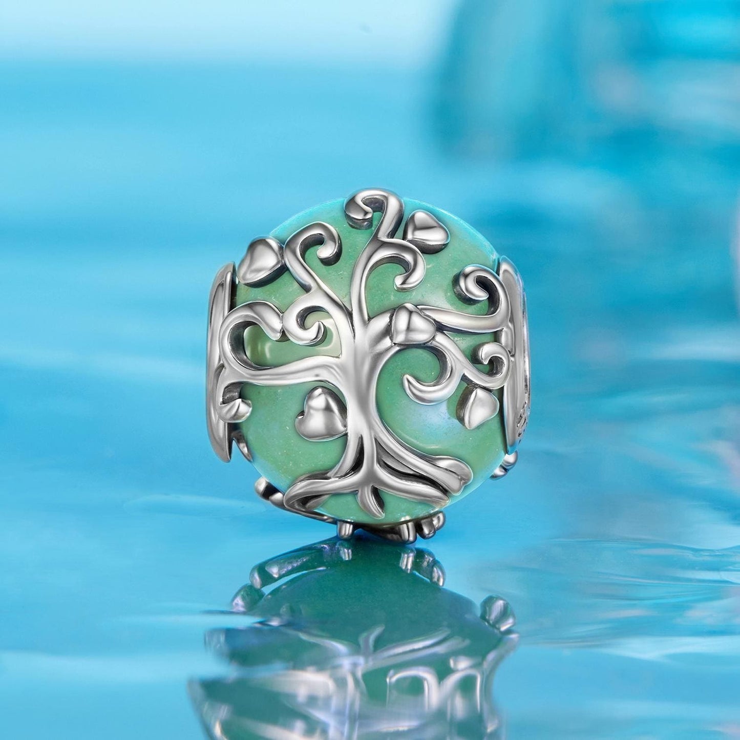 Tree of Life Aventurine Charm