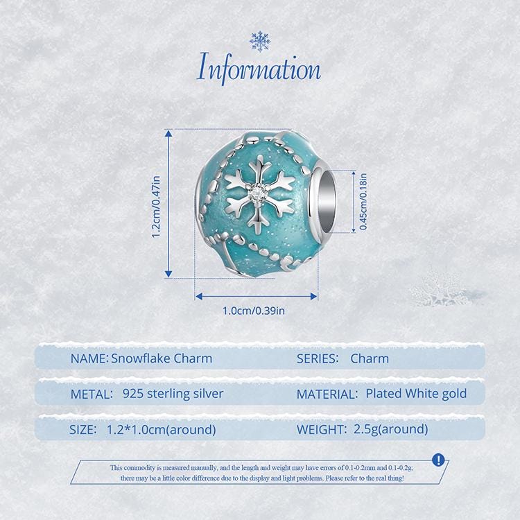 Snowflake Charm,