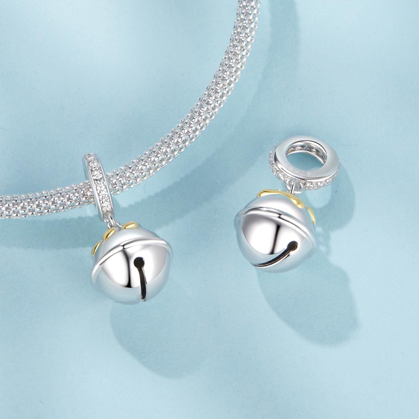 Paw Bell Pendant Charm