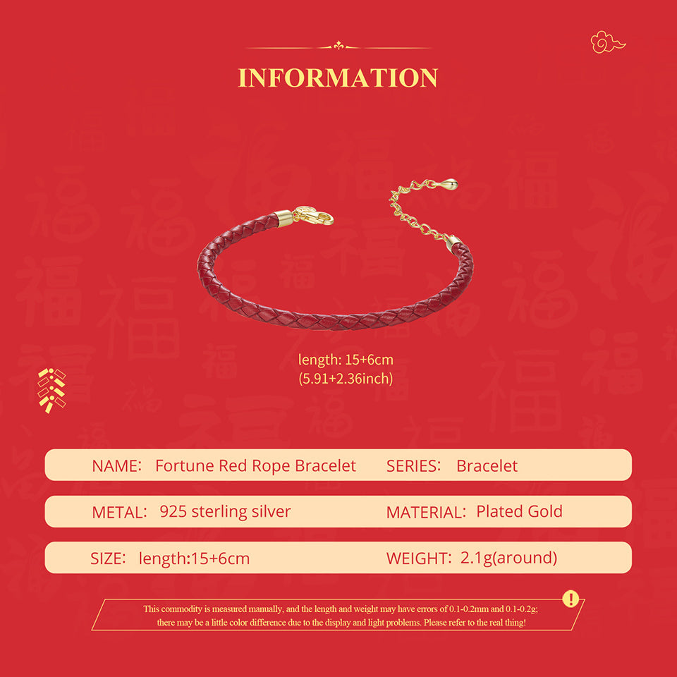 Lucky Red Cord Bracelet