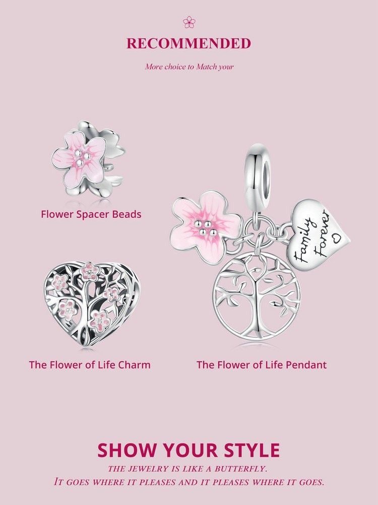 The Flower of Life Charm