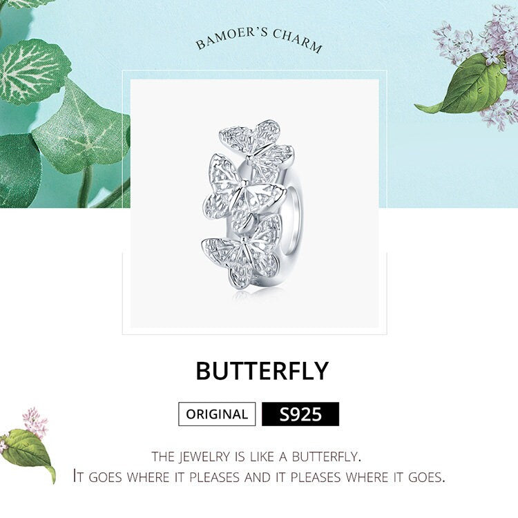 Butterfly Spacer Charm