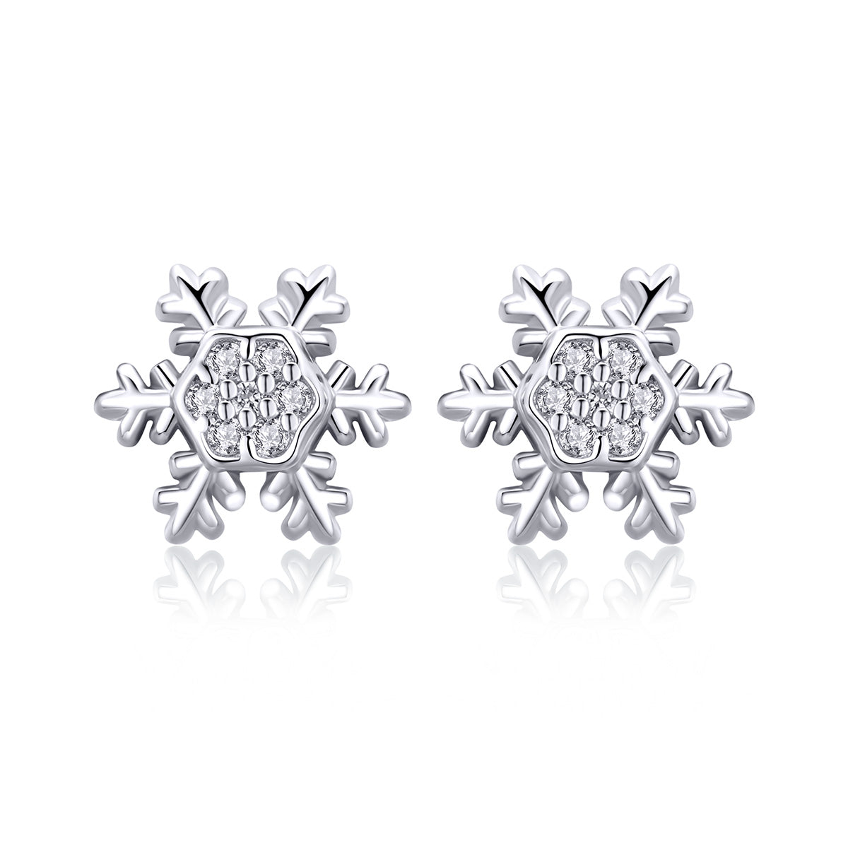 Elegant Snowflake Earrings