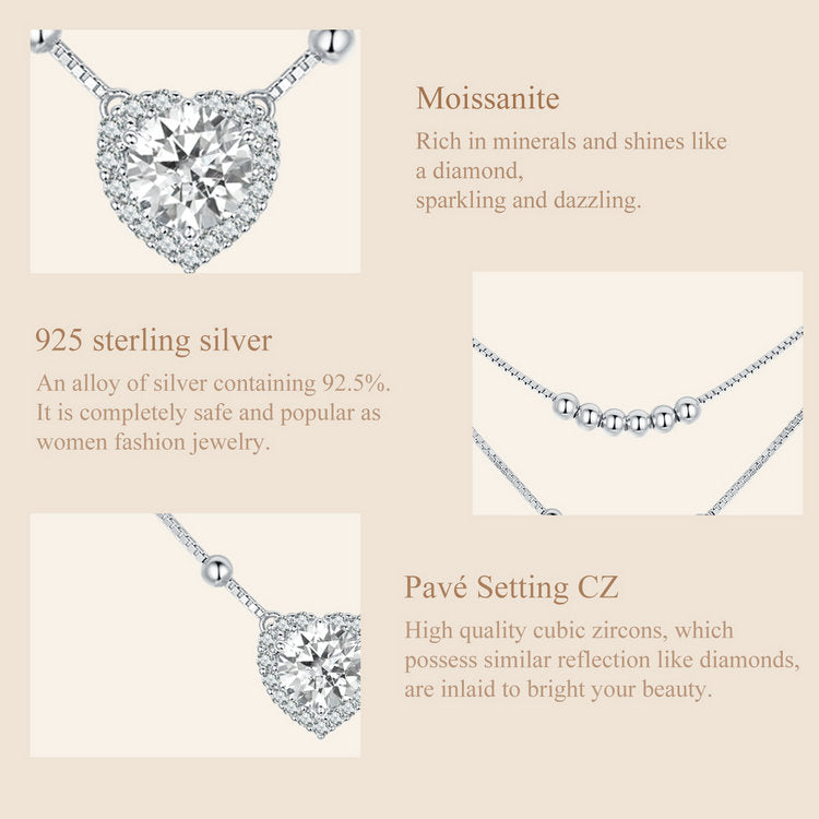 Double-Layer Moissanite Necklace