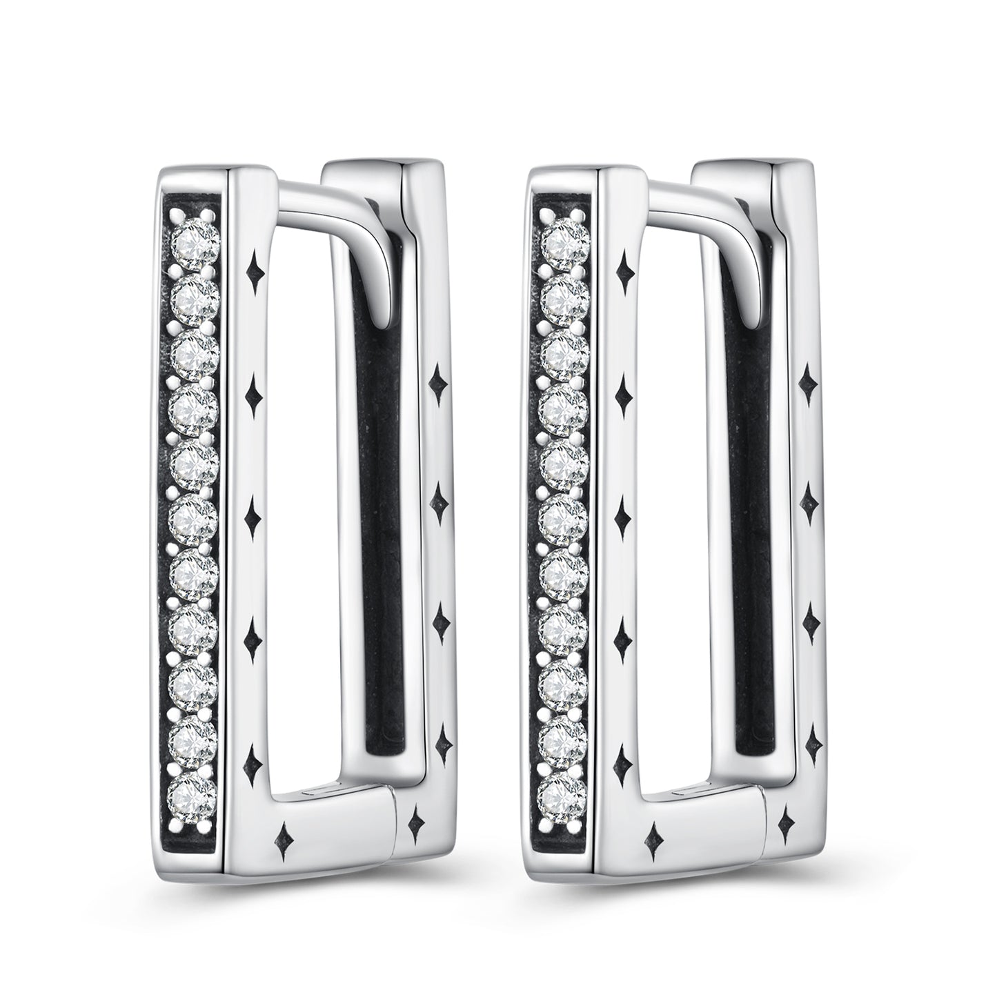 Minimalist Square Clip-On Earrings