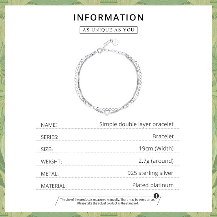 Minimalist Double-Layer Bracelet
