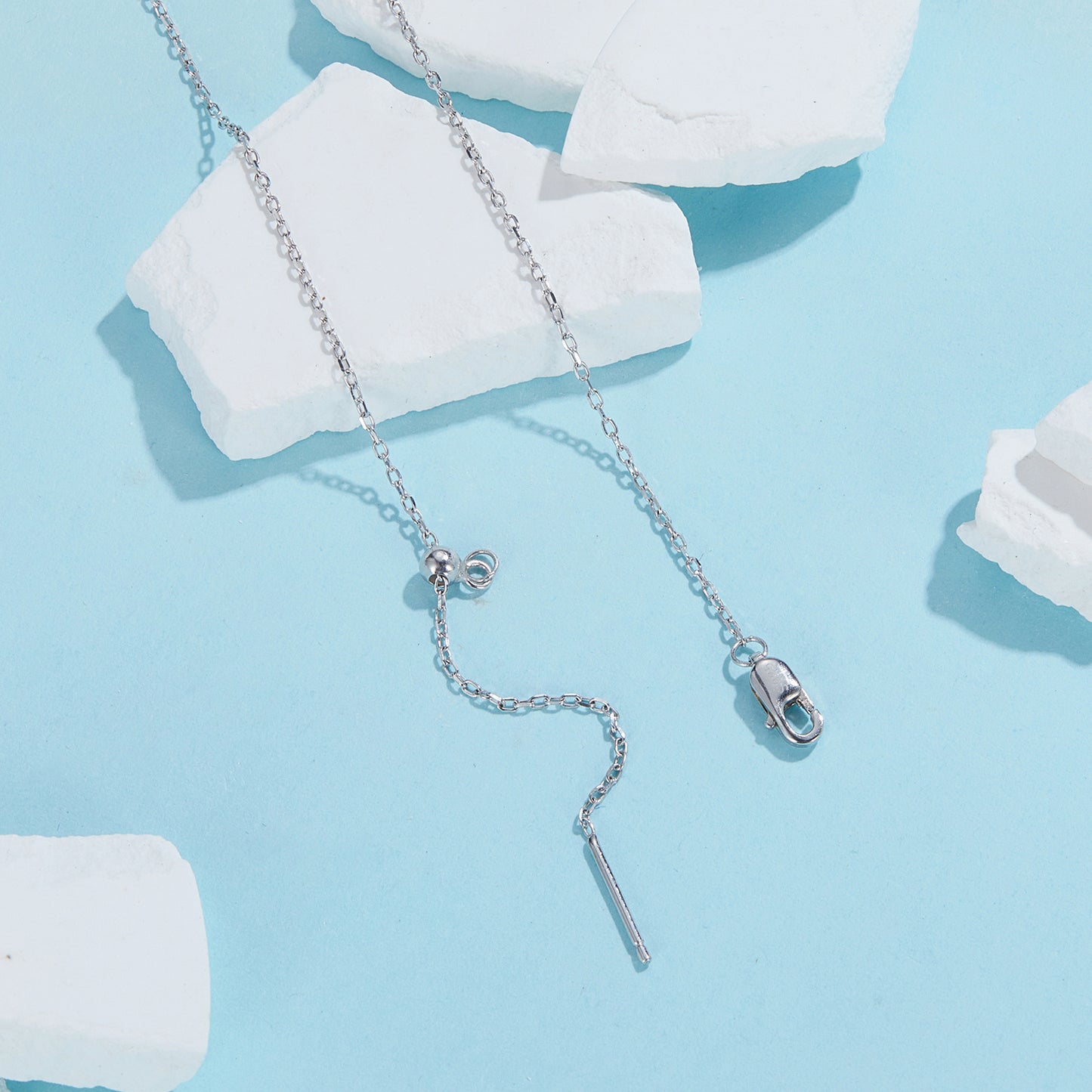 Turquoise Accent Neck Chain Necklace