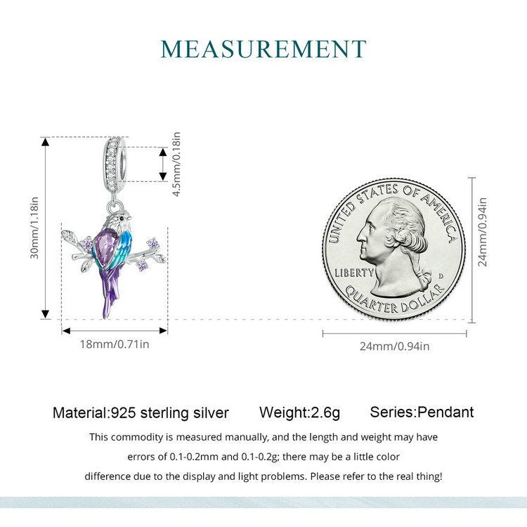 Kingfisher Pendant Charm