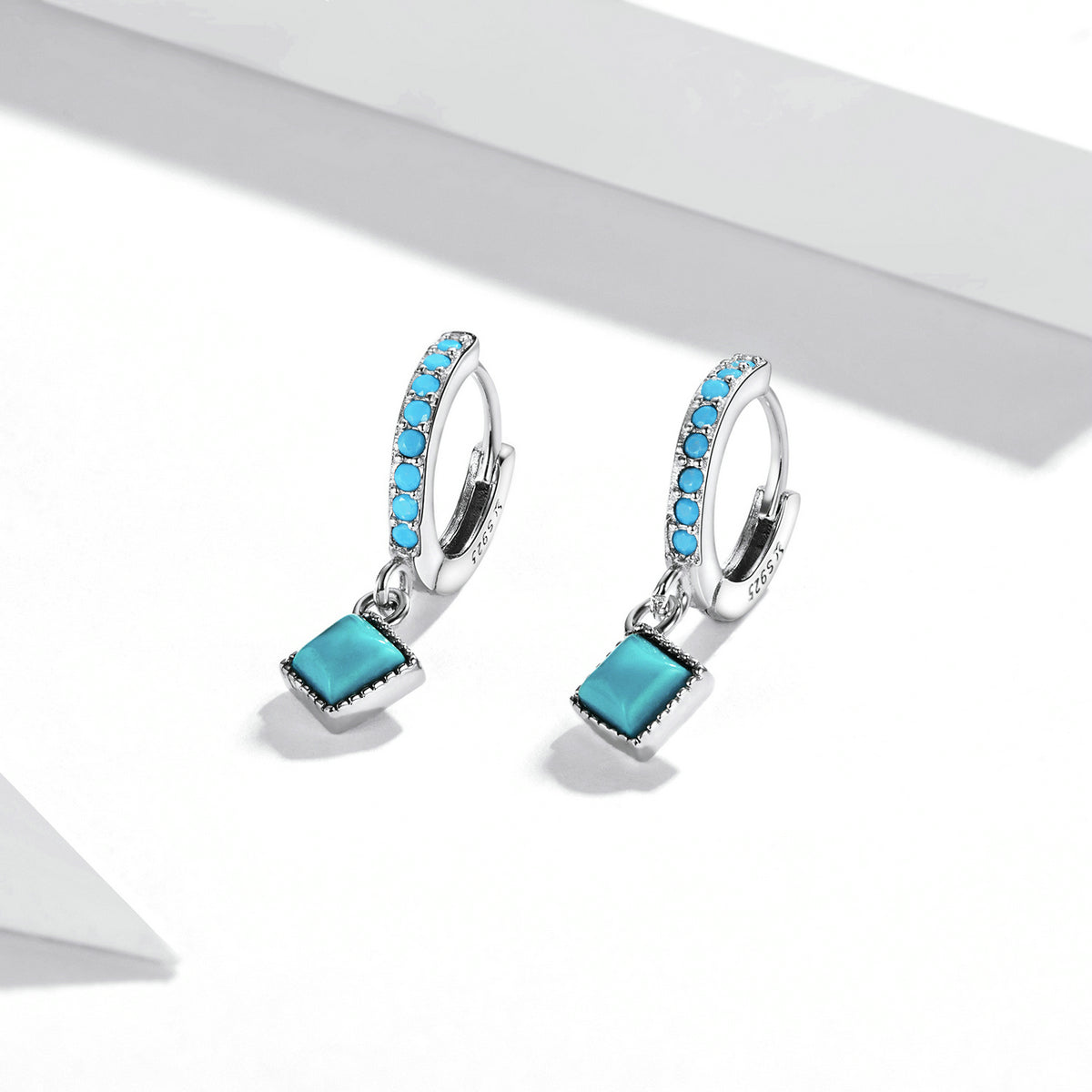 Stone Clip Earrings