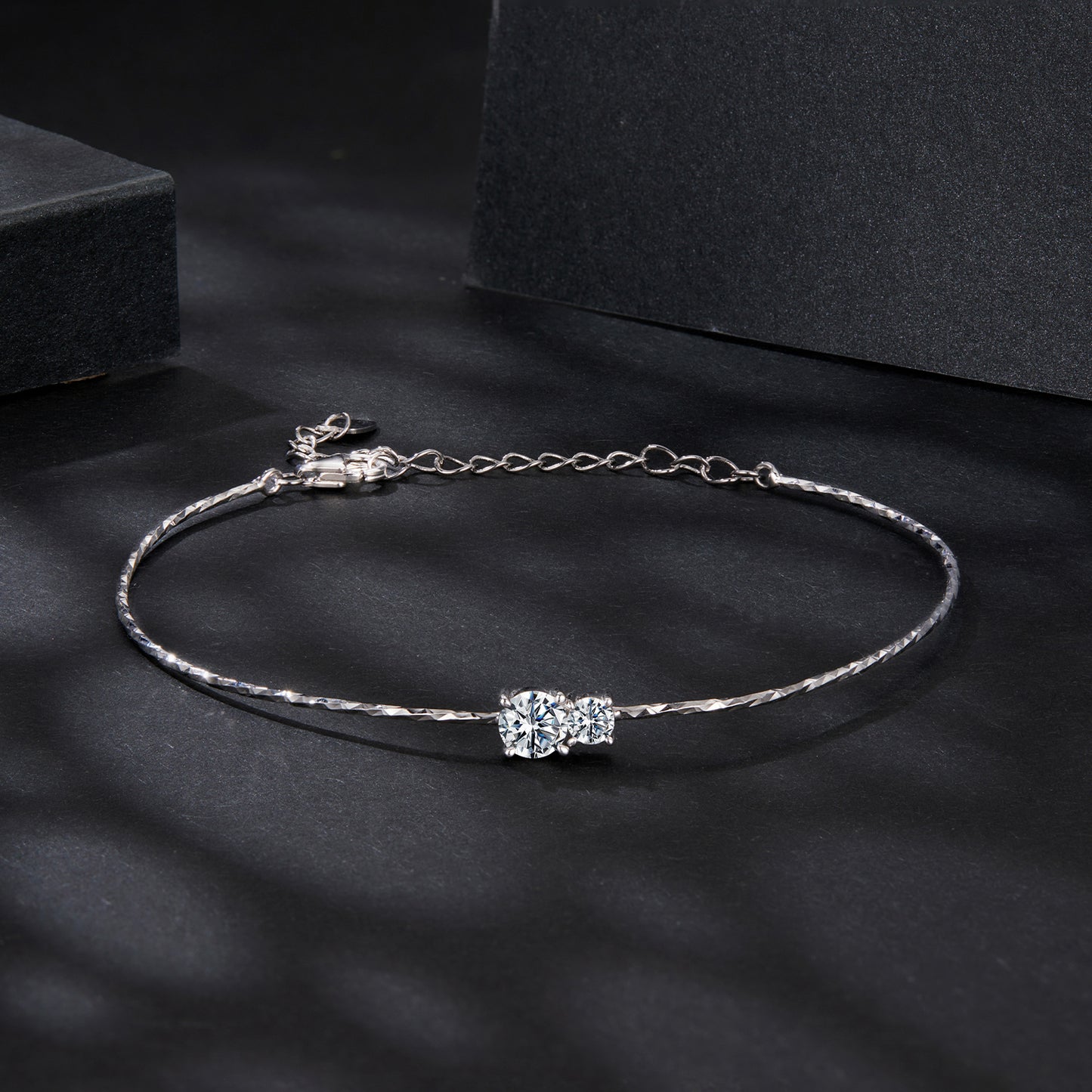Starlight Moissanite Bangle
