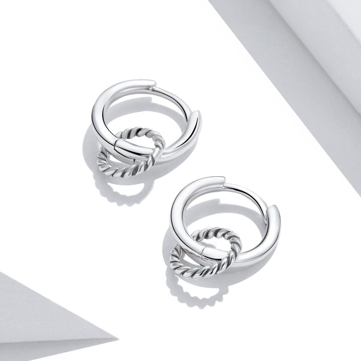 Double Hoop Clip Earrings