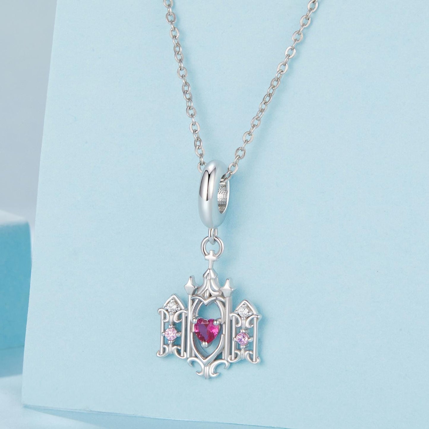 Hollowed Church Pendant Charm