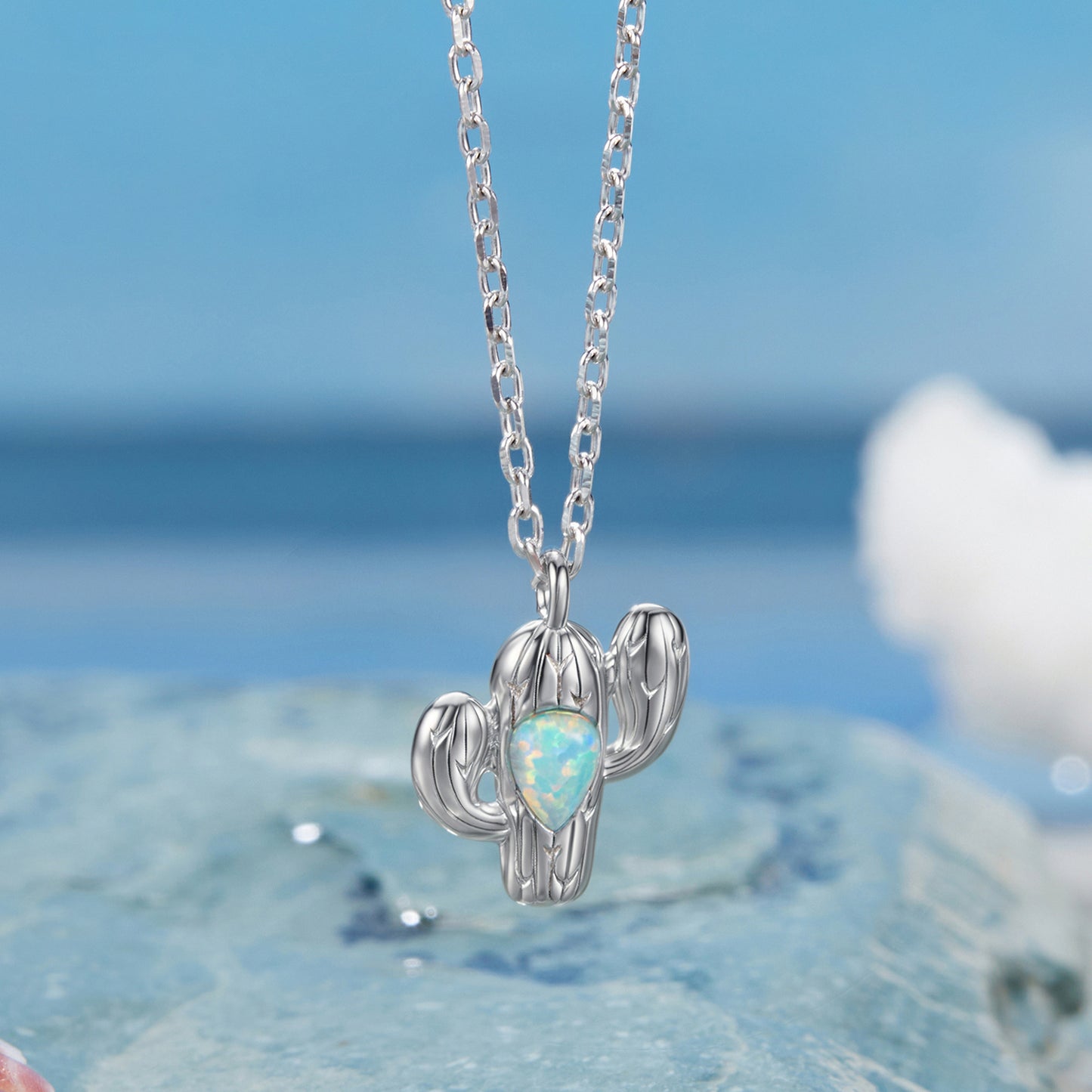 Cactus Charm Necklace