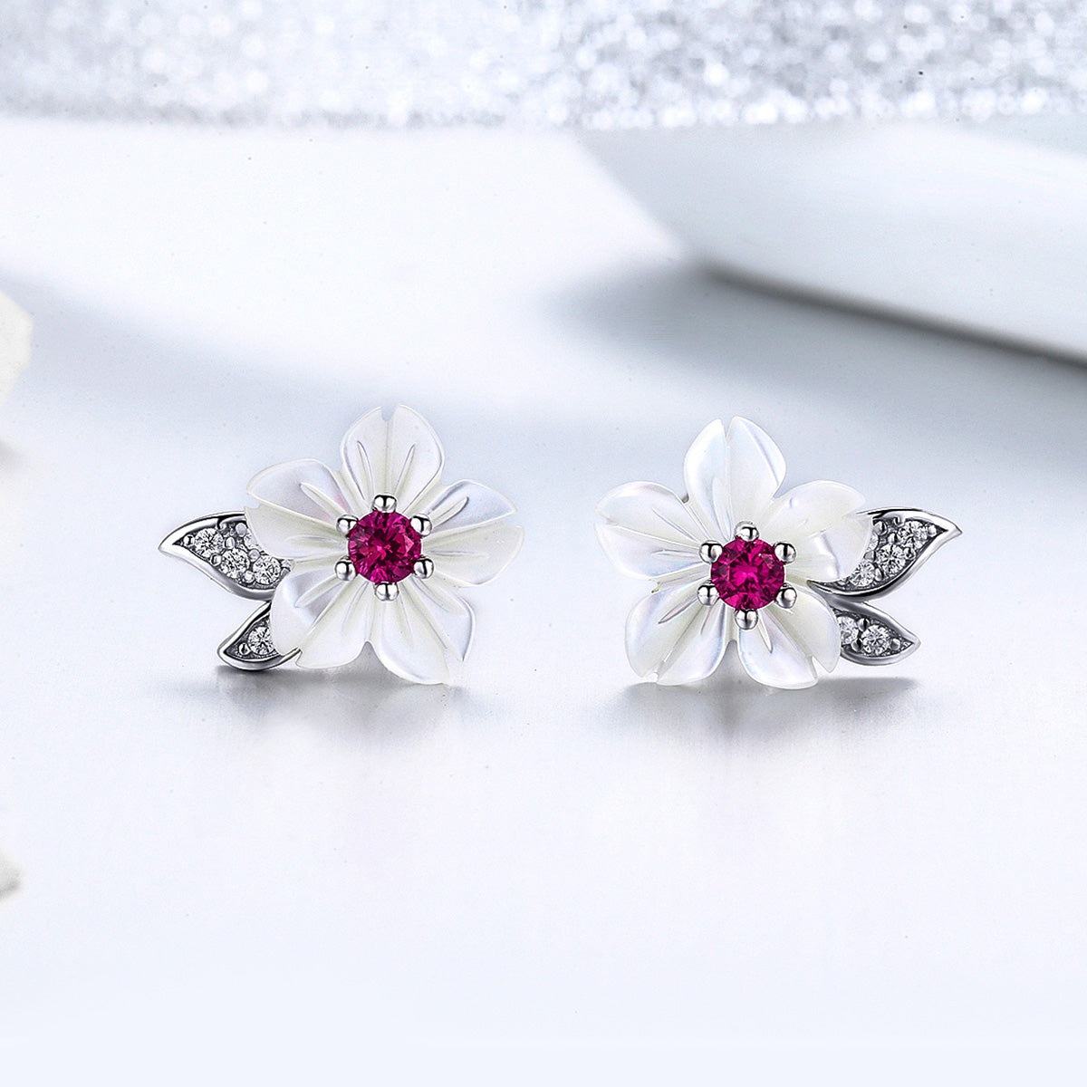 Shell Flower Earrings
