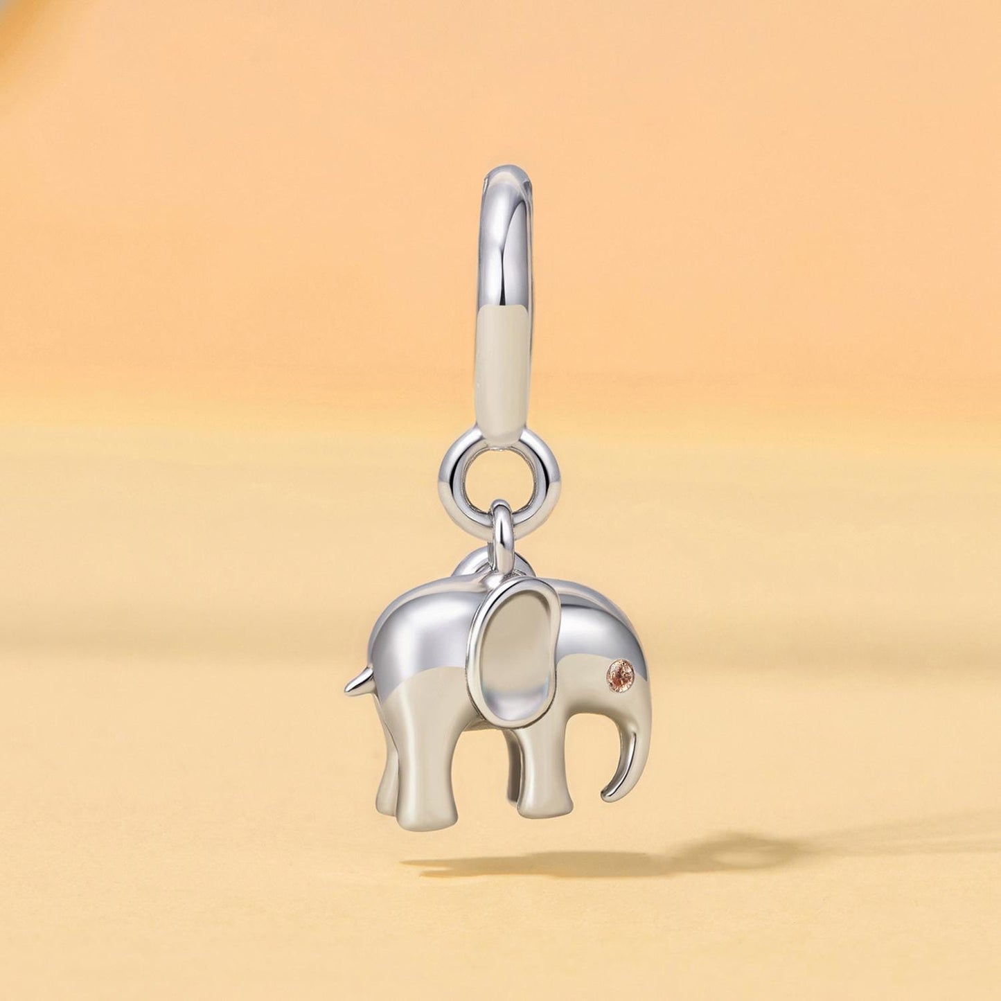 Elephant Locket Pendant Charm