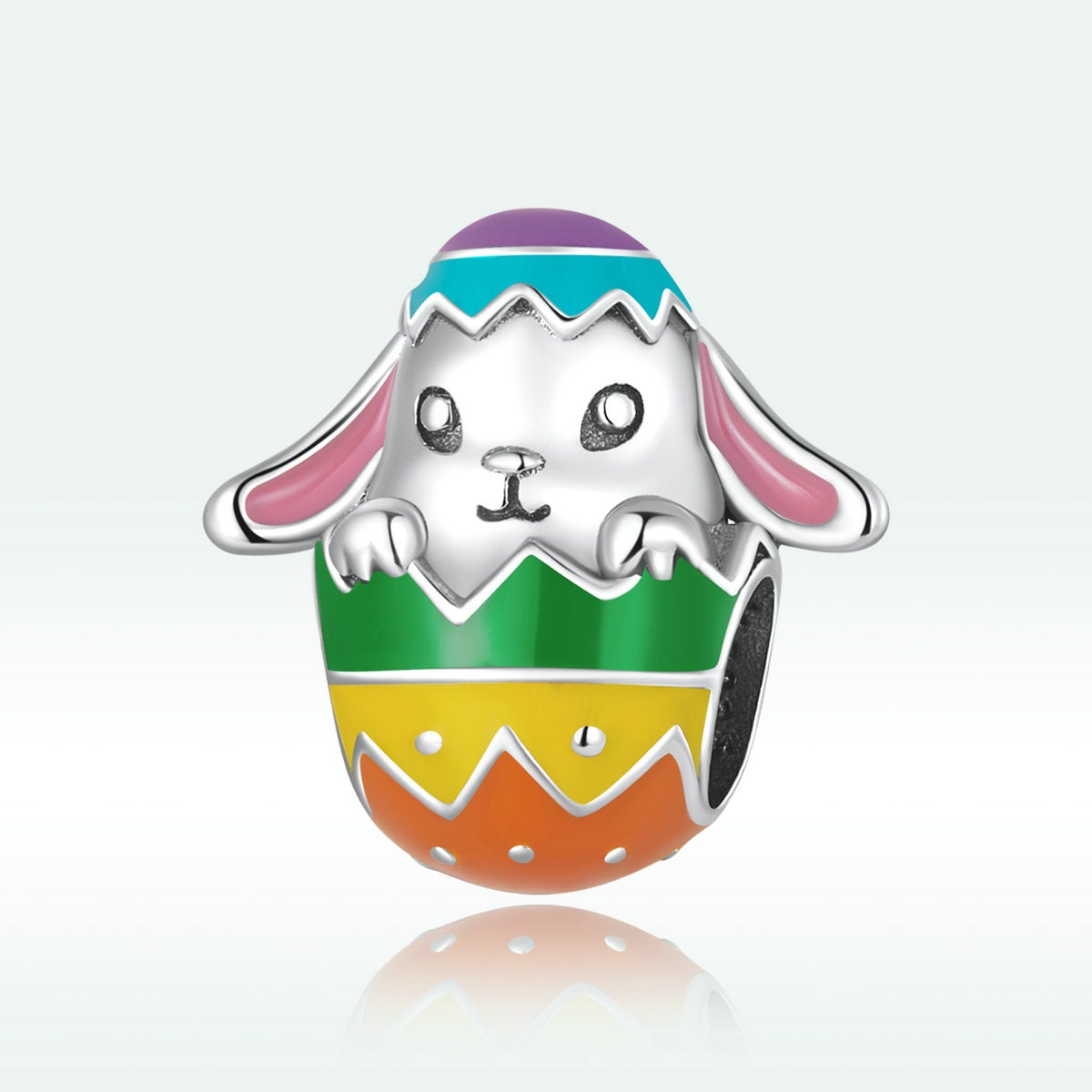 Rabbit Easter Egg Charm
