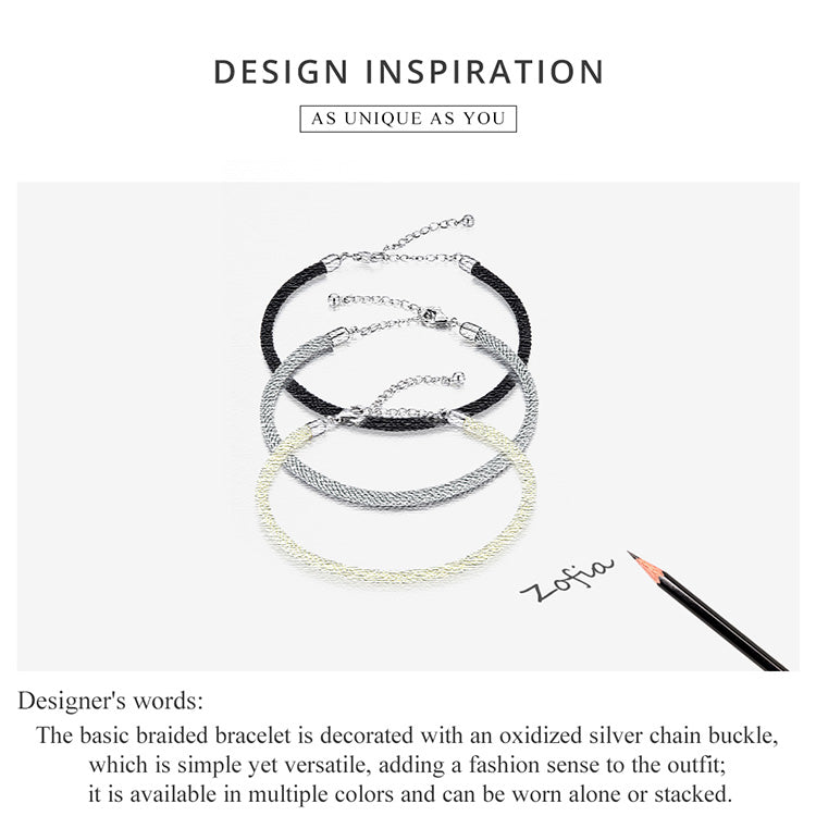 Stylish Lucky Braided Bracelet
