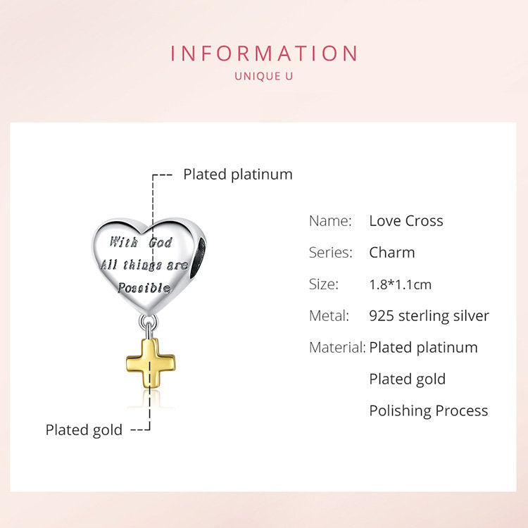 Cross Thanksgiving Charm