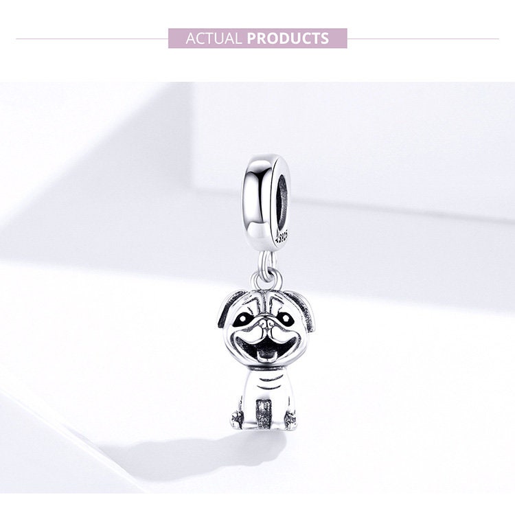 Pug Pendant Charm