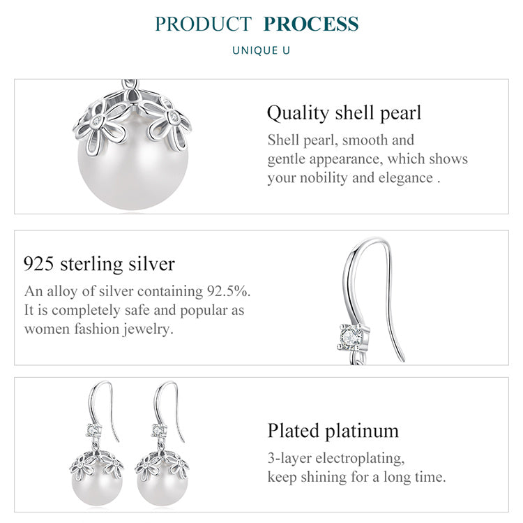 Pearl Hook Earrings
