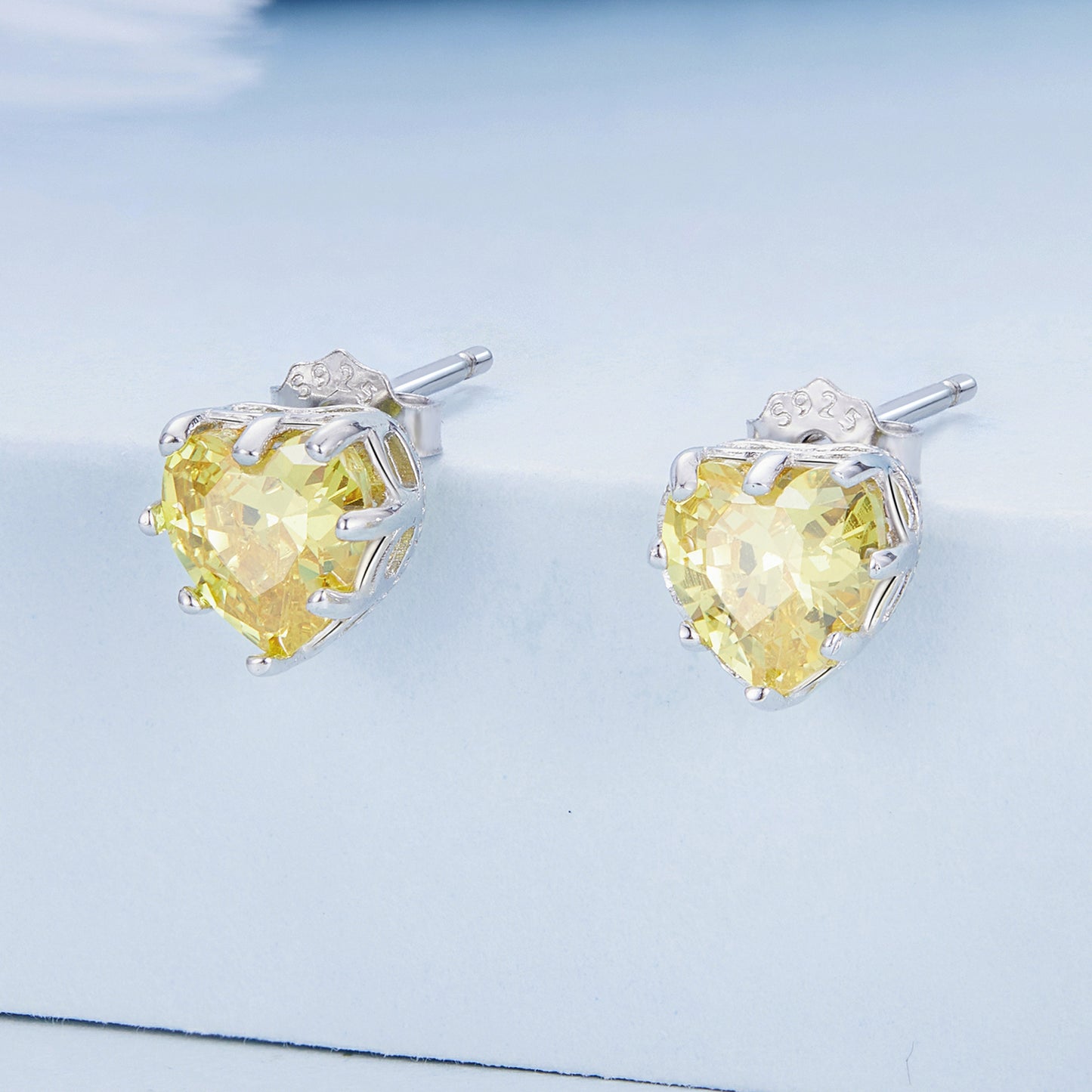 November Birthstone Stud Earrings