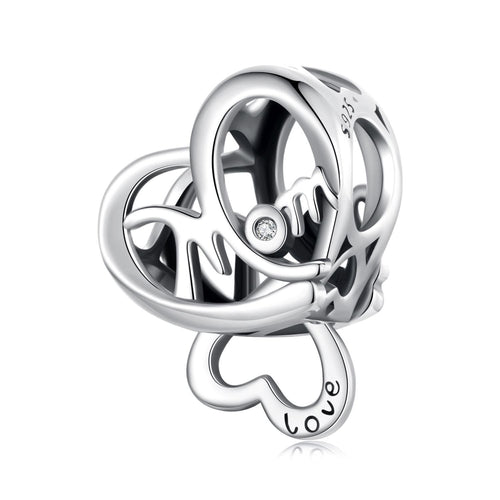 Mother's Day Double Heart Charm