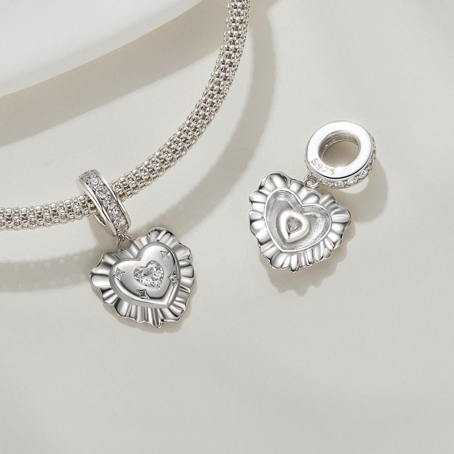 Heart Pillow Pendant Charm