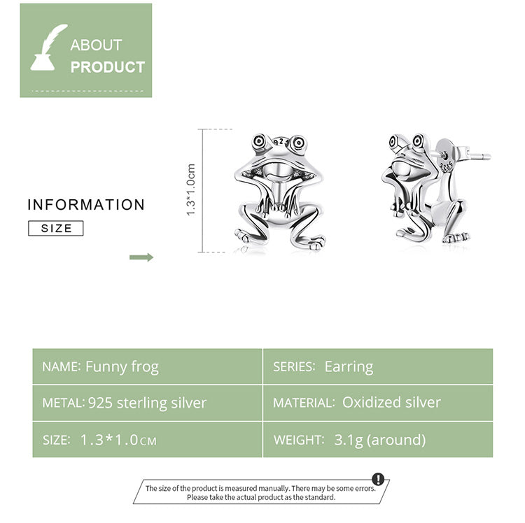 Fun Frog Earrings