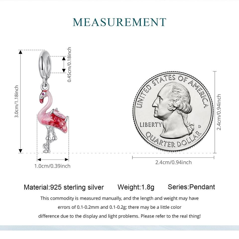 Flamingo Pendant Charm