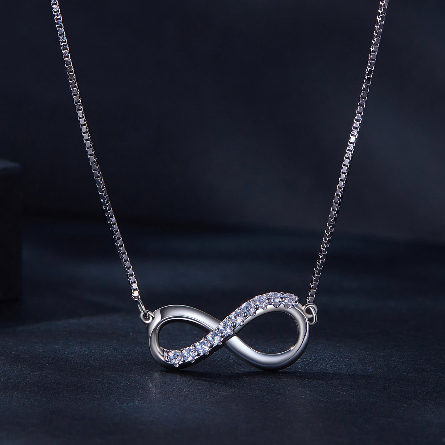 Moebius Strip Moissanite Necklace