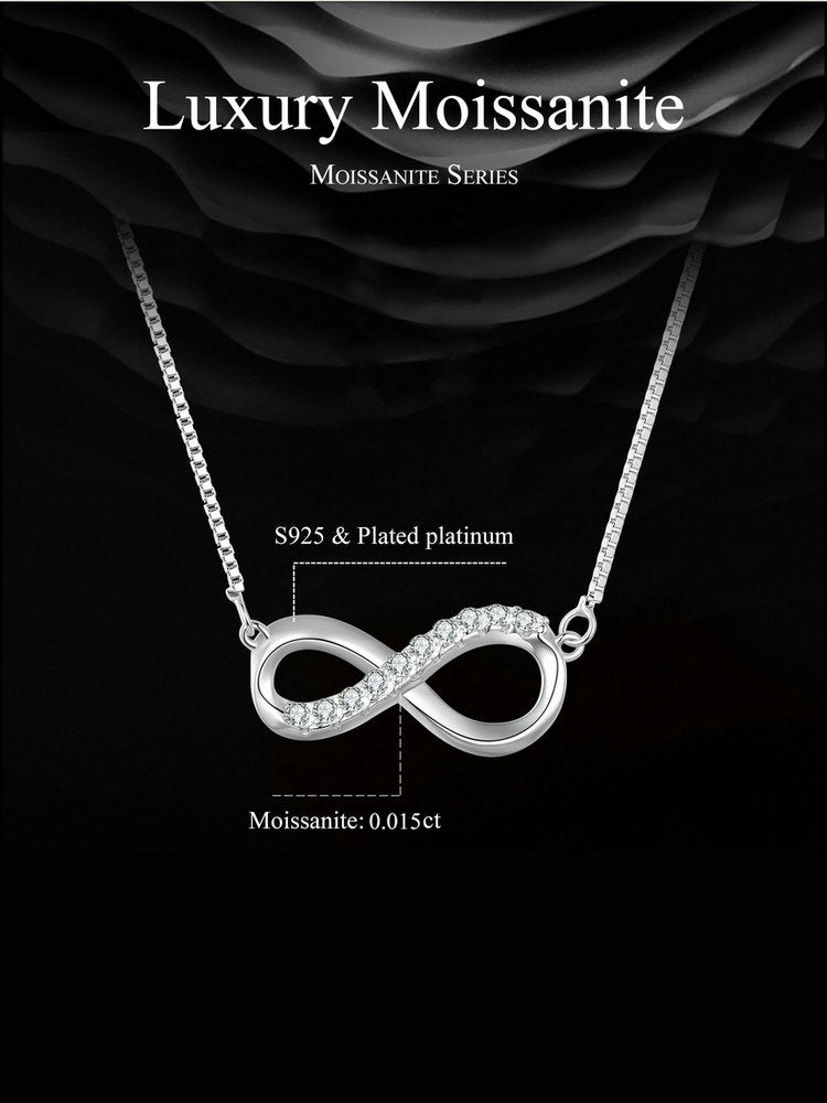 Moebius Strip Moissanite Necklace