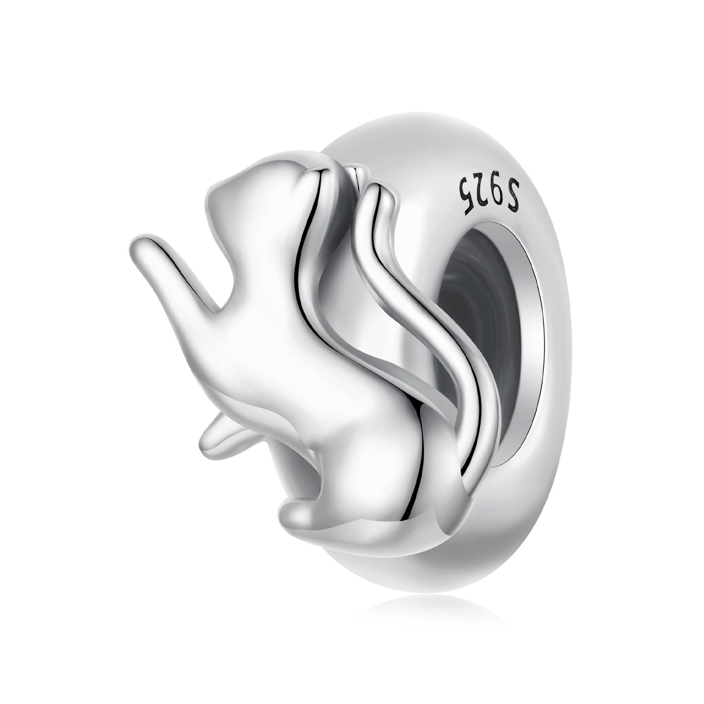Cat Silicone Spacer Beads Charm