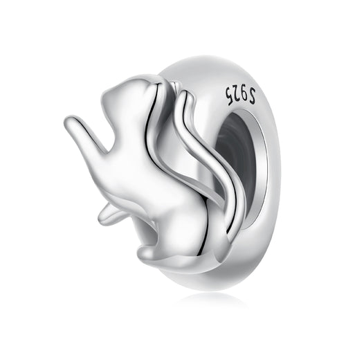 Cat Silicone Spacer Beads Charm