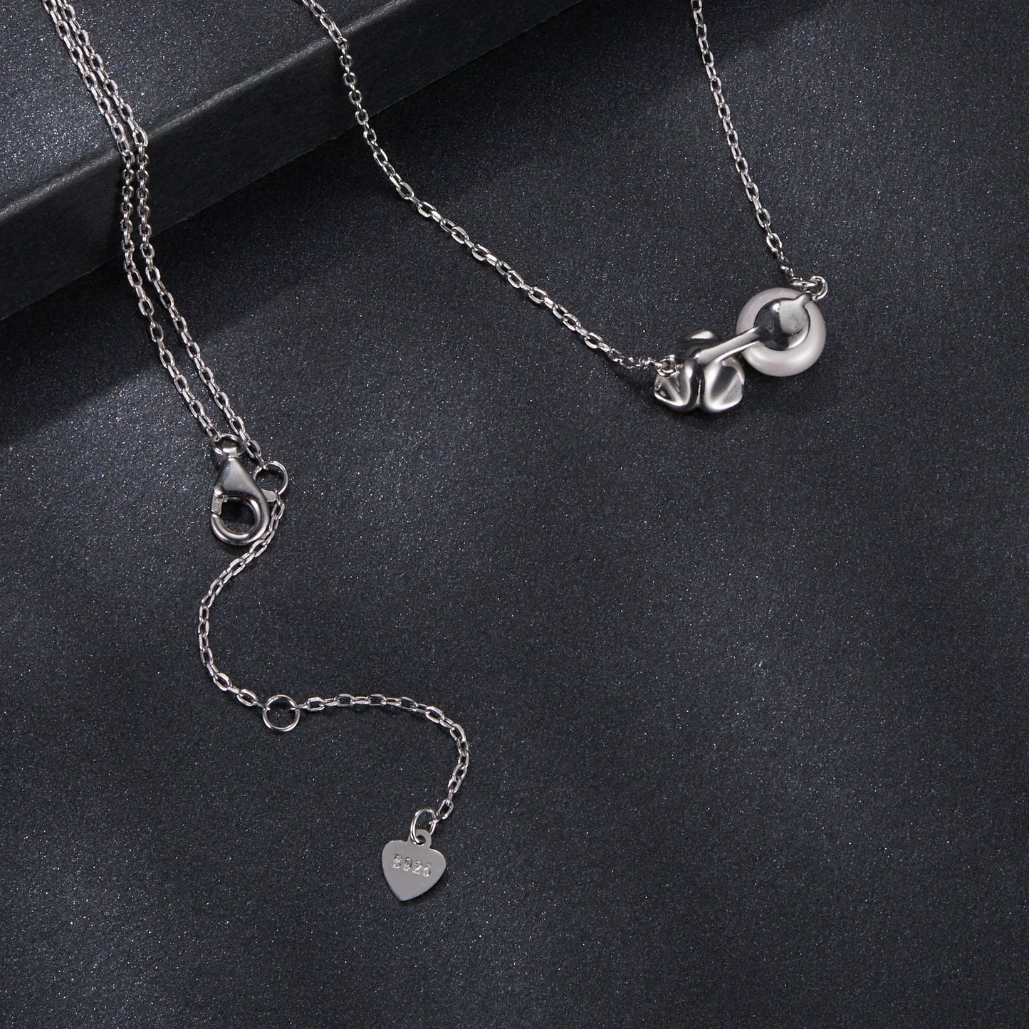 Rose Design Moissanite Necklace